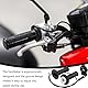 1 Paar gasgriff,Motorrad Lenkergriffe 7/8 22mm,schnellgasgriff,Gasgriff Motorrad Lenkergriffe Mit Kabel,für 50cc 90cc 110cc 125cc 140cc 150cc 200cc 250cc Pitbike Dirtbik