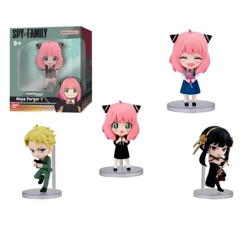 BANDAI - Figura - Spy x Family - Chibi Masters - 8 cm - (5 Figuras Diferentes - Envío 1 Pieza) - VE93743