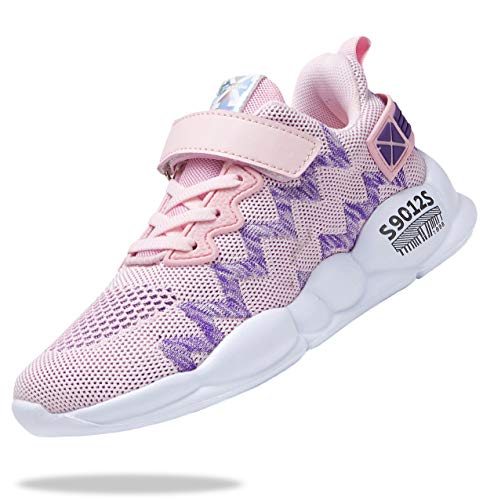 Santiro Kids Tennis Shoes for Boys Sneakers Breathable Lightweight Girls Running Shoes