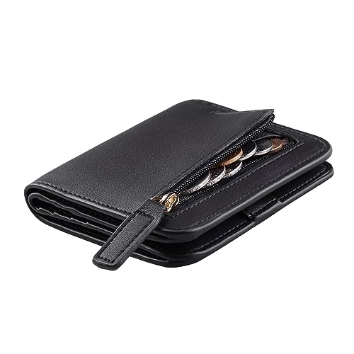 Listado de Carteras para Mujer , tabla con los diez mejores. 46 Cartera Mujer Pequeño con RFID Bloquea, Mini Monedero Bifold para Tarjetas, Billetera de Piel Plegable con Bolsillo, Tarjetero Minimalista con Ventana de Identificación para...