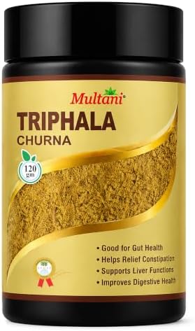Multani Triphala Churna (120gm) | Ayurvedic Digestive & Constipation Relief Powder | Natural Blood Purifier