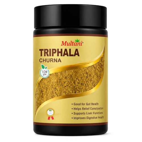 Image of Multani Triphala Churna (120gm) | Ayurvedic Digestive & Constipation Relief Powder | Natural Blood Purifier