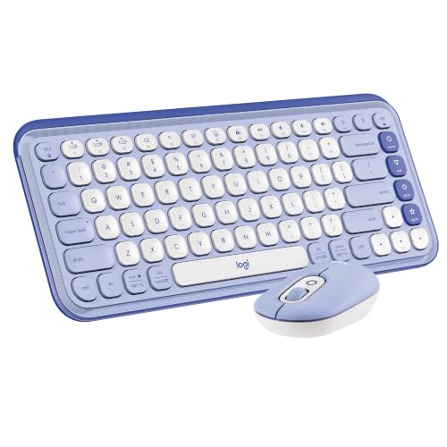 Logitech POP ICON Combo, Wireless Bluetooth...