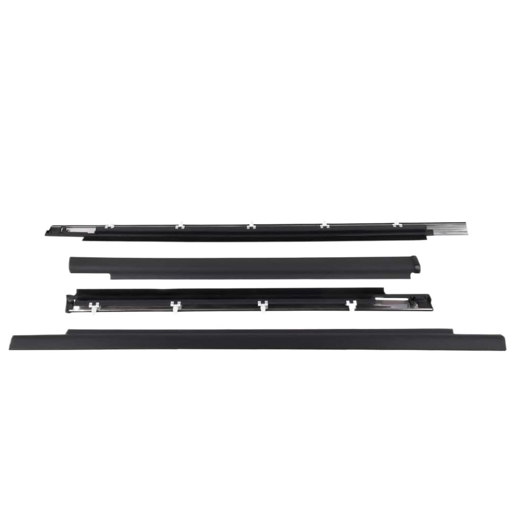 Vjslwpib Onecolor 4Pcs Molding Trim Weatherstrip Window Door Belt Seal Compatible With 2001-07 Sequoia