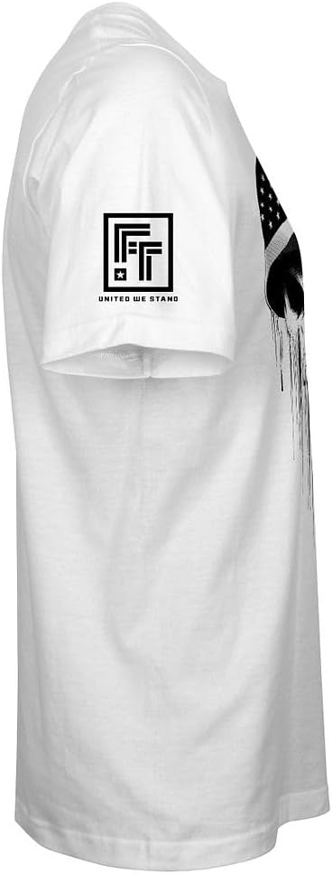 USA Soldier Skull Men's Patriotic T-Shirt - Image 3