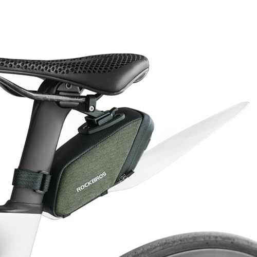 ROCKBROS Borsa Da Sella Bici + Kit Riparazione 16 In 1 | Ultraleggera | Riflettente | Per MTB E Bici Da Corsa