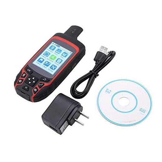 Jeanoko GPS Navigator Portátil GPS Bússola Localização Rastreador USB Recarregável para Caminhadas Ao Ar Livre Viajar Caça Exploração Selvagem AC 110V Plugue EUA