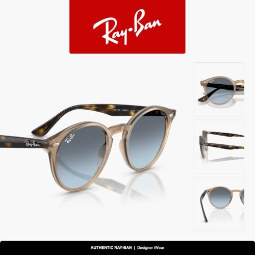 Image of Ray-Ban womens Rb2180 Round Sunglasses