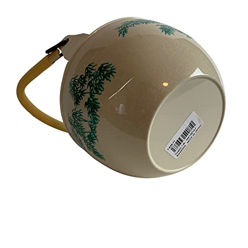 Japanbargain 1623, Extra Large Teapot Japanese Plastic Melamine Unbreakable Tea Pot For Home Or Restaurant, Beige Color Lacquered With Bamboo Pattern, Made In Japan, 54 Ounce, Pack Of 2 #TOP5