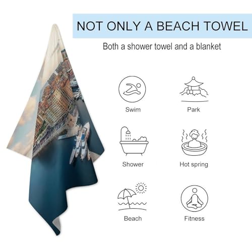 Serviettes de plage sans encombrement : la solution compacte Fontvieille - 4