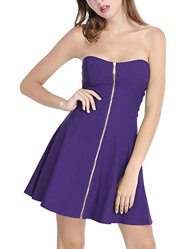 Image of Allegra K Women's Sexy Strapless Party Dress Sweetheart Neck Sleeveless Mini Tube Top Dresses