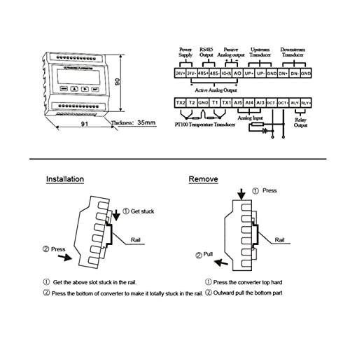 Module de capteur à ultrasons TUF-2000 pour mesurer le débit sans couper l'eau - 7