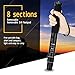 63 Inch Camera Monopod, 11” to 63” Aluminum Monopod, 8 Sections Portable Monopod Travel Monopod with Carrying Bag, Sponge Sheath, Removable 3/8 Footpad