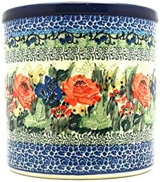 Polish Pottery Utensil Holder - Unikat Signature U4400