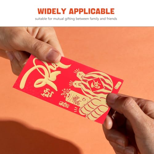 OSALADI 36 Rote Umschläge Chinesischen Neujahr – 2026 Hong Bao Glücksgeldpakete Taschen Für Frühlingsfest Hochzeitsfeier Dekorationen Jahr Des Pferdes Vietnamesisch Li Xi