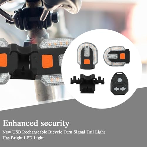 Luces de señalización para bicicleta con intermitente de patinet y fuente de alimentación USB 2