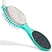 DecorRack (4 in 1) Pedicure Paddle Kit Tool with Pumice Stone for Feet, Foot Hand Toe Nail Cleaning Brush, Metal File and Emery Board, Manicure Foot Rasp Callus Remover Pedi Set (Random Color, 1 Pack)