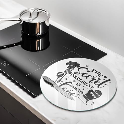 Planche à découper induction 40cm Wallfluent en matériau résistant avec phrase - 3