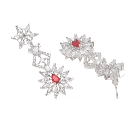 Rhodium American Diamonds Necklace Set