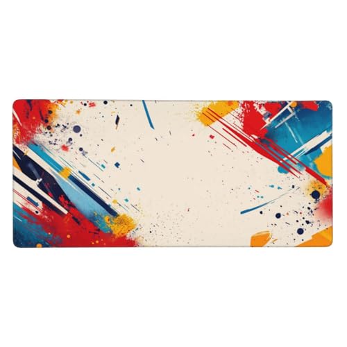 Alfombrilla para ratón y teclado impermeable de 80x30 cm con base de goma antideslizante G45