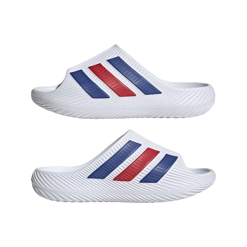 adidas Men's Purechill, White/Team Royal Blue/Better Scarlet, 8 - image 9