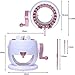 22 Needles Knitting Machine for Adults/Kids, Smart Weaver Knitting Round Loom, Knitting Board Rotating Double Knit Loom Machine Kit for Weave Scarf Hat Sock