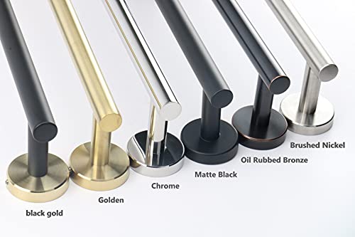 Tocten 5 Pcs Bathroom Hardware Set 304 Stainless Steel-Towel Rack Set Include Lengthen Hand Towel Bar+Toilet Paper Holder+3 Robe Towel Hooks Bathroom Accessories Towel Bar Set(Oil Rubbed Bronze, 16In) #TOP1