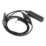 El adaptador de walkie-talkie hecho de material ABS es de buena calidad, duradero y el sonido transmitido es claro, lo que le brinda una experiencia cómoda y buena.