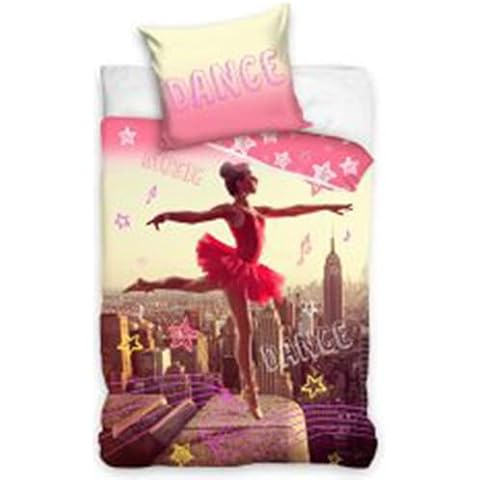Danza Children's Duvet Cover 100% Cotton 160 x 200 cm Oeko-Tex Set Duvet Cover+Pillowcase Cover