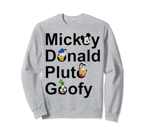 Sweat Disney Mickey And Friends idéal pour vos sorties décontractées et week-ends cocooning
