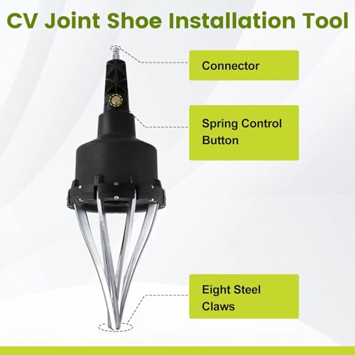 LORPHEIR Universal CV-Gelenkmanschetten Spreizer Set - Pneumatic CV Joint Boot Spreader & Expander - Ideal für alle Universal- und Originalfahrzeug CV Joint Boots, 72-130Psi
