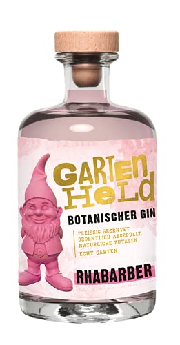 Gartenheld Rhabarber Botanischer Gin 37,5% Vol. 0,5 Liter