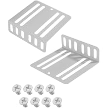 Double Din Dash Kit,Automotive Tool,Car Double DIN Kit Mounting Brackets for Audio Fixing,Car Accessories,Automotive Radio Mounting Metal Bracket Kits,Use for Car Stereo Radio and so on