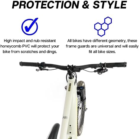 All Mountain Style AMS High Impact Frame Guard pełna półprzezroczysta chroni rower przed zarysowaniami i uszkodzeniami