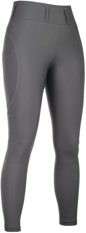 HKM Jil High Waist- SIL. Knee Patch Ladies Riding Leggings
