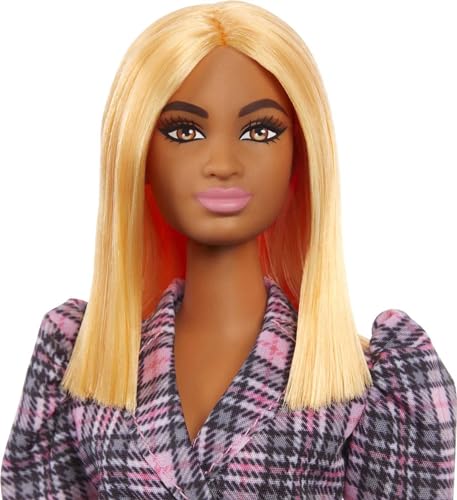 Mode Et Beaute Barbie Fashionistas Robe Tailleur A Carreau - vue 4