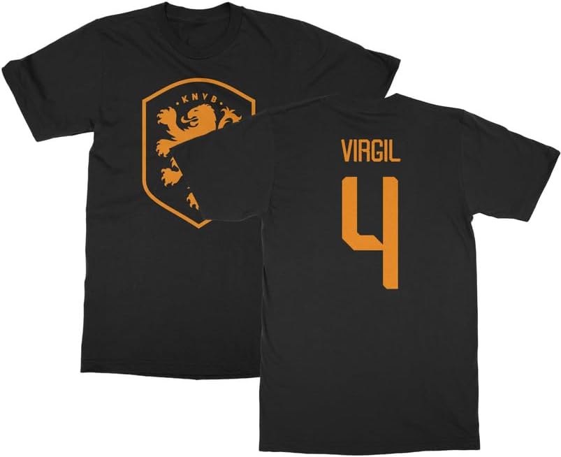 Netherlands Soccer Cup Fan - Virgil 4 Jersey Style Unisex T-Shirt