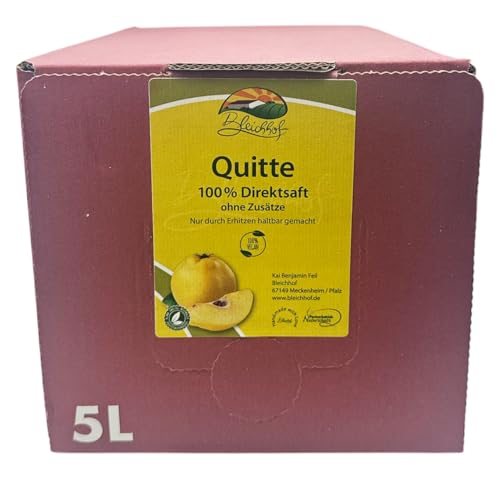 BLEICHHOF® Quittensaft - Direktsaft, vegan, Bag-in-Box (1x5l)