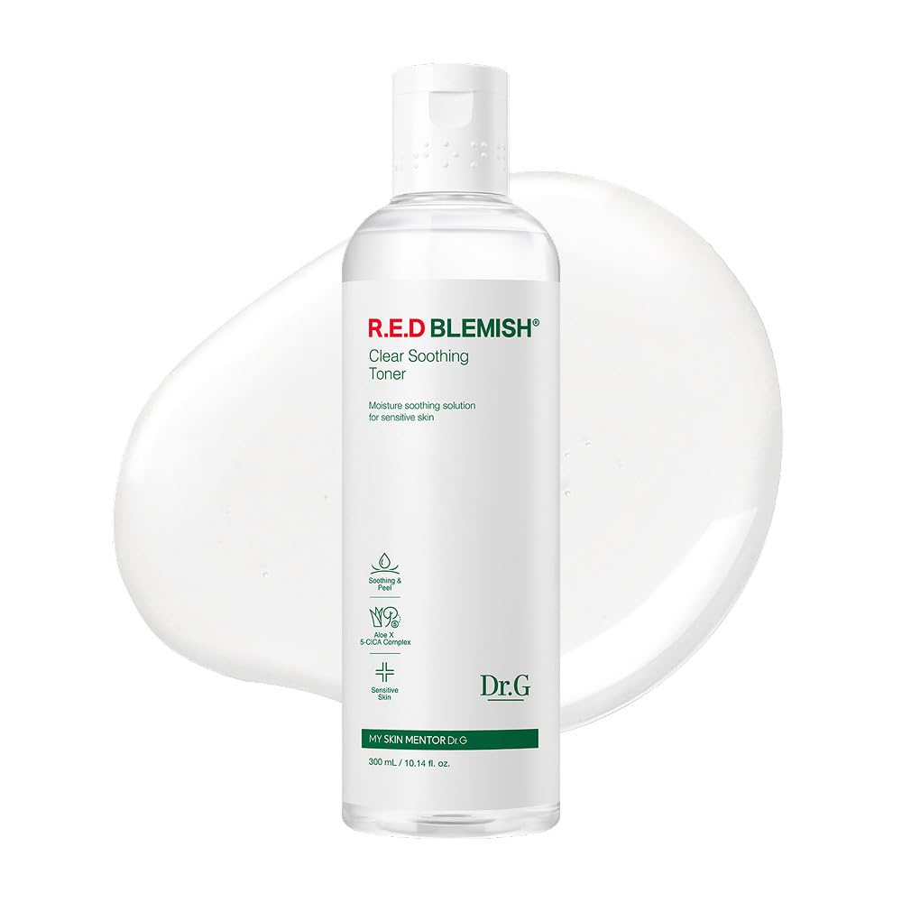 Dr.G RED Blemish Clear Soothing Korean Toner, 300ml - Korean Skin Care Toner