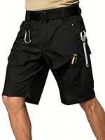 CLOAKA Kurze Hosen Herren Wasserdicht Stretch Cargo Shorts mit Multi Taschen Wandershorts Sommer Outdoor Camping Arbeitshosen Männer Kurz(ohne Gürtel) – Ansicht 2