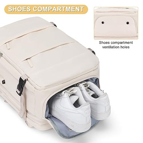 Image of Expandable Travel Backpack For Women Men Airline Approved Personal Item Backpack For Airlines Carry On Backpack Flight Approved Waterproof Backpack For Traveling On Airplane Weekender Travel Bag