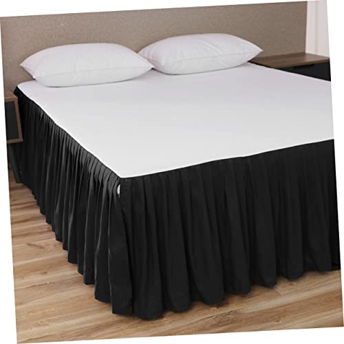 Ropa de cama volantes Veemoon falda de cama acolchada oculta somier 6
