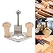 Router Plane with Depth Stop Base Hole Ergonomic Stainless Steel Router Plane Handheld Woodworking Tool for Grooves Accurate Wood Trimming for Woodworking DIY Carpentry Industry