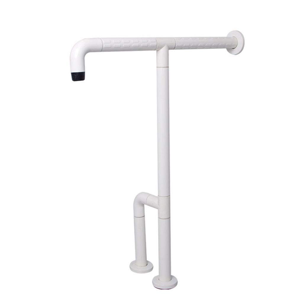 Barras de Apoyo para baño, asa de sujeción, Ducha, Inodoro, Vida Diaria, accesibilidad, Ancianos, discapacitados, Mujeres Embarazadas, Barra de Seguridad (Color: Blanco, tamaño A)