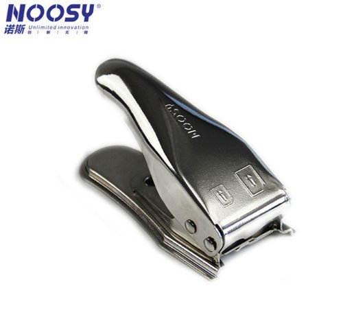 Third generation Noosy Nano & Micro Sim Card Sim Card Cutter for iPhone 5, iPhone 5s, iPhone 4 and iPad in silver , all in one cutter