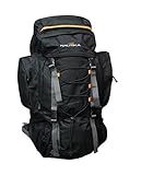 NAUTIKA, Mochila Cargueira Intruder com Capacidade para 60 Litros, Preto.