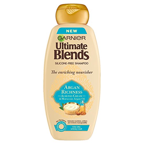 Garnier Ultimate Blends Argan Oil And Almond Cream Dry Hair Shampoo, 360Ml