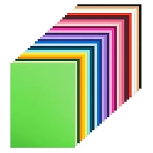 108 Sheets Bright Hard Construction Paper Colorful Cardstock,8.27×11.6 Inch Colored Card Stock Pastel for DIY Craft,Scrapbook Paper Back to School Supplies (120GSM & 250GSM MIXED)