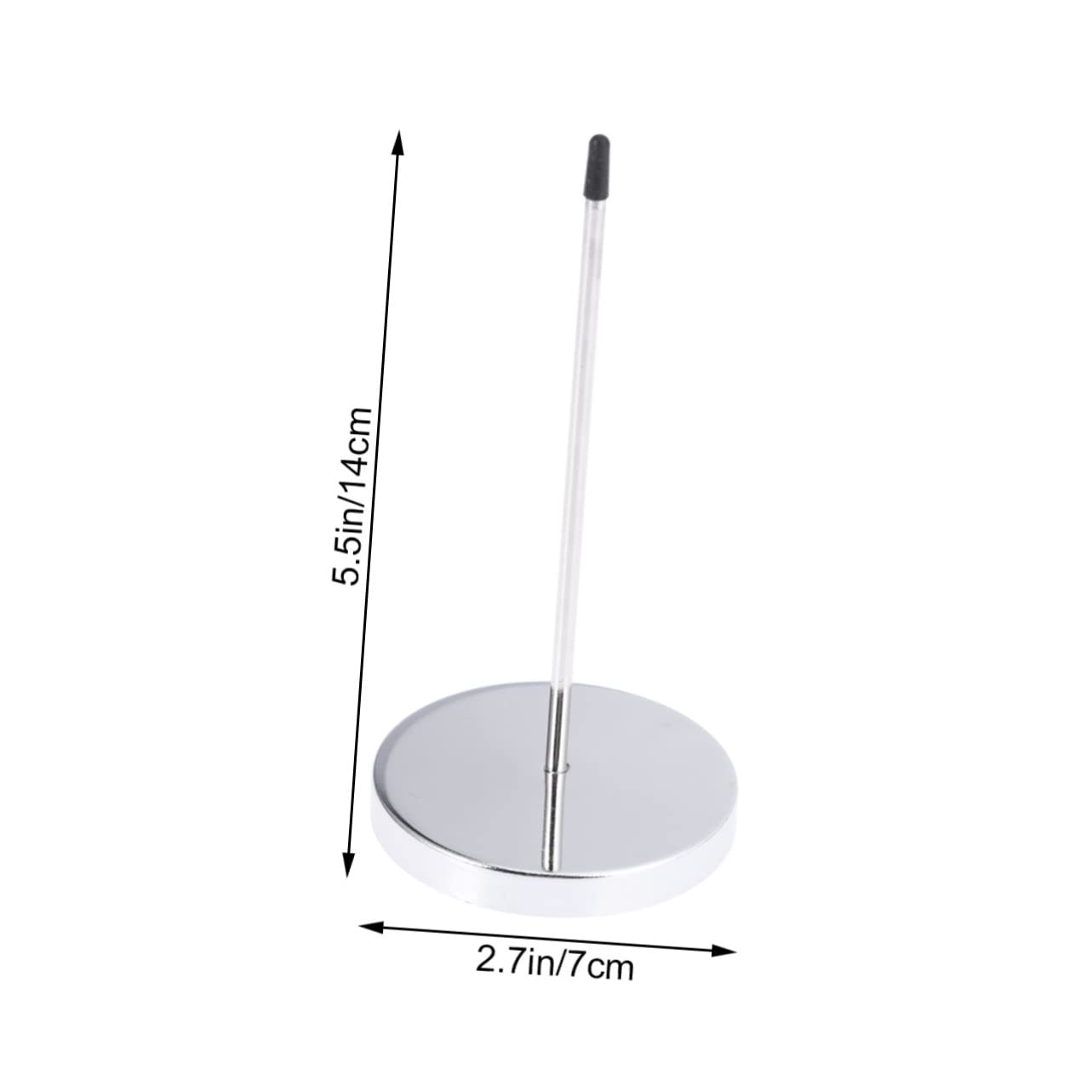 MUCKLILY 3 Pcs Receipt Straight Rod Receipt Spindle Bill Fork Spike Stick Receipt Holder Spindle Receipt Check Bill Fork Ticket Stabbers Check Straight Rod Check Spindle Bill Holder Silver