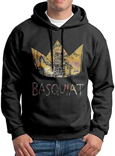 Youth Men's Fall Quick-Dry Warm Hooded Sweatshirt for Office Running Flying Thanksgiving Party Jean Shirt Michel Artist Basquiat 3D 80s 90s Popular Athletic Pullover Hoodies Clothing - X-Large
